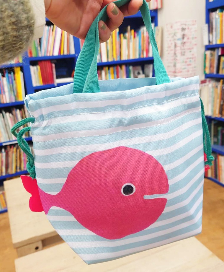 Gomi Taro （五味太郎）　保冷ランチバッグ　きんぎょとはな