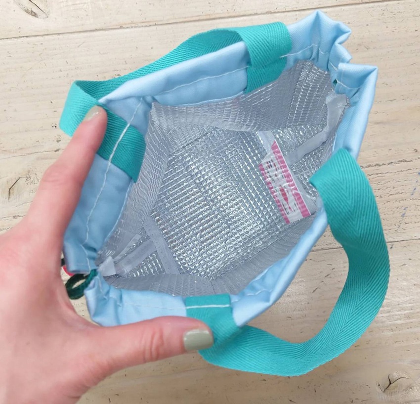 Gomi Taro （五味太郎）　保冷ランチバッグ　きんぎょとはな