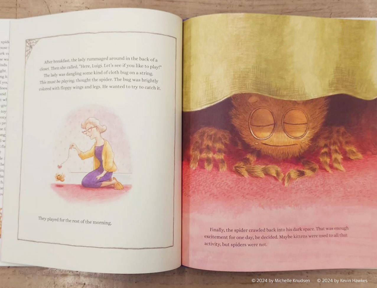 【英語と日本語読みくらべ絵本セット】 Luigi, the Spider Who Wanted to Be a Kitten （ハードカバー）／ ネコになりたかったクモのルイージ