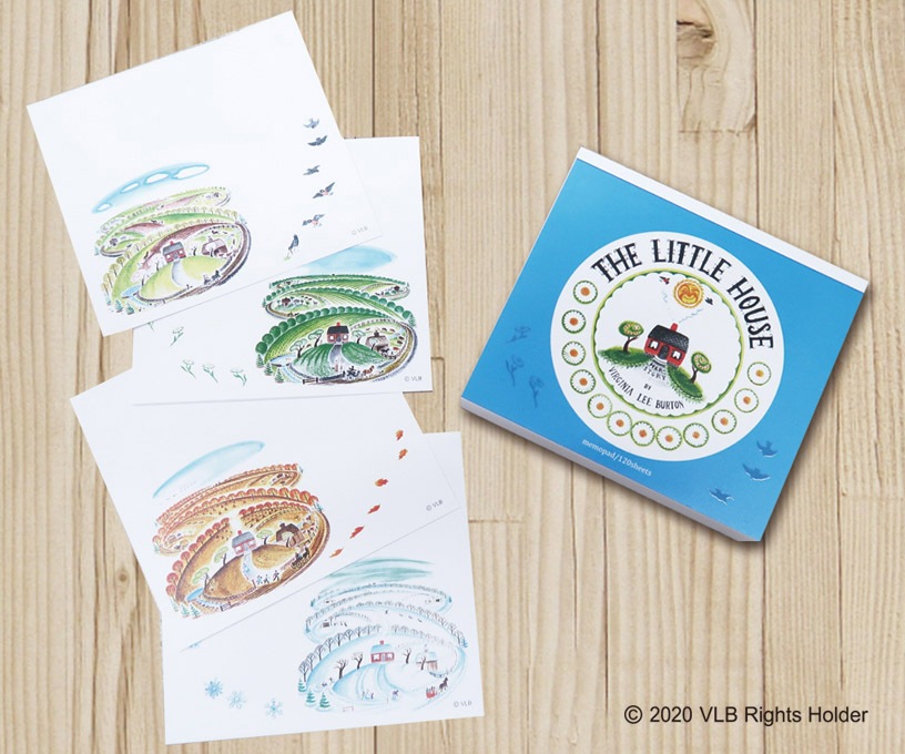 ちいさいおうち　～The Little House～　ブロックメモ　表紙