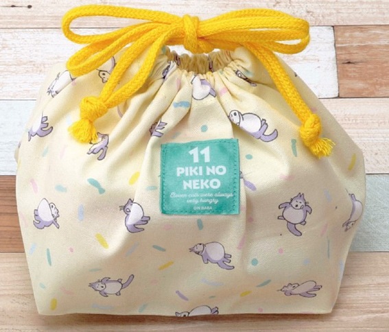 １１ぴきのねこ　ランチ袋M　まんぷく