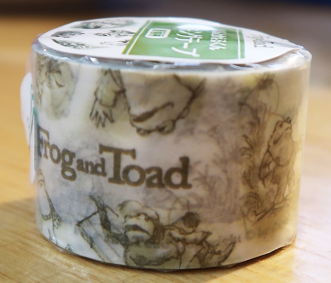 がまくんとかえるくん　マスキングテープ　原画柄