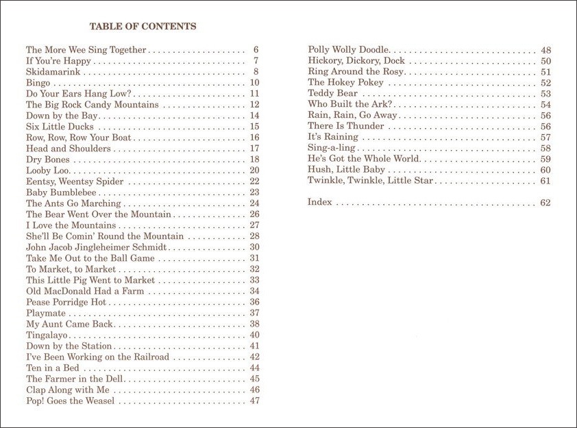 ベビーＣＤつき絵本　Best of Wee Sing