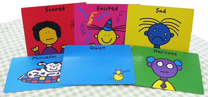 フラッシュカード　気持ち・表情