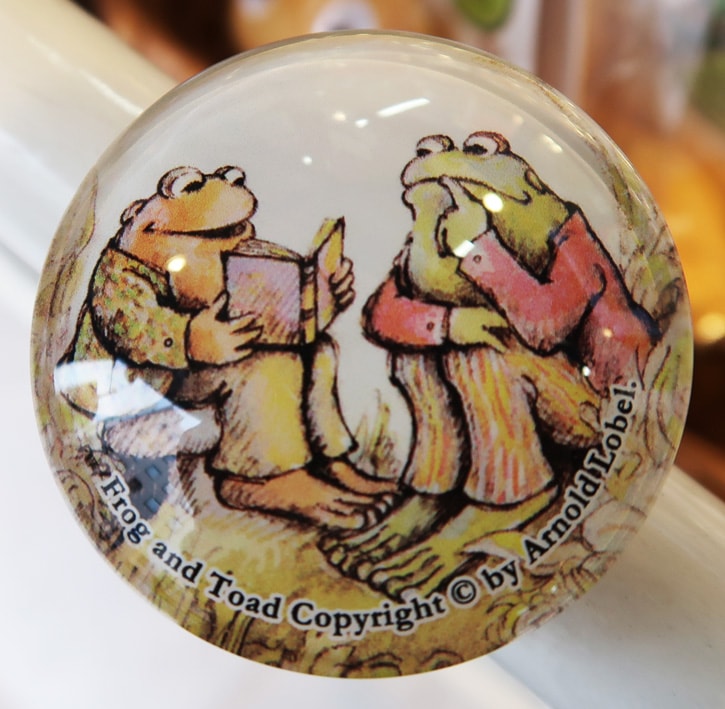がまくんとかえるくん　ガラス製マグネット　読み聞かせ