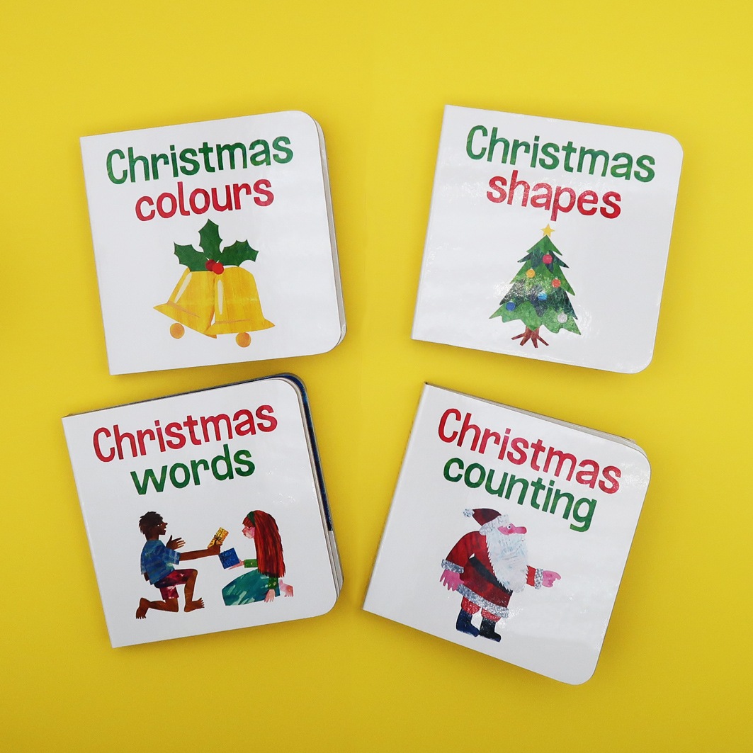 The Very Hungry Caterpillar Christmas Library　はらぺこあおむし　クリスマスミニ絵本４冊セット