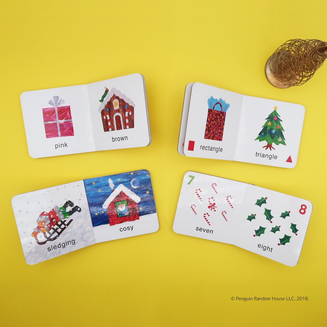The Very Hungry Caterpillar Christmas Library　はらぺこあおむし　クリスマスミニ絵本４冊セット