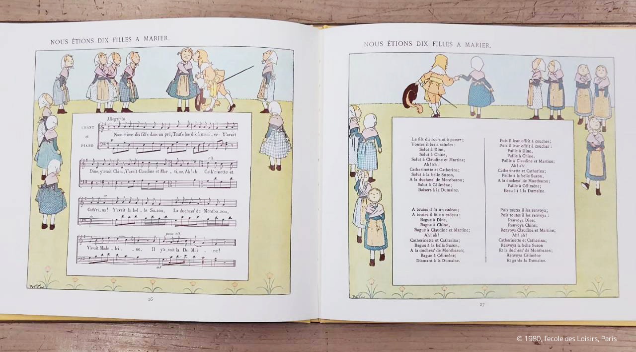 Chansons de France pour les petits Francais　フランス語版　ペーパーバック版