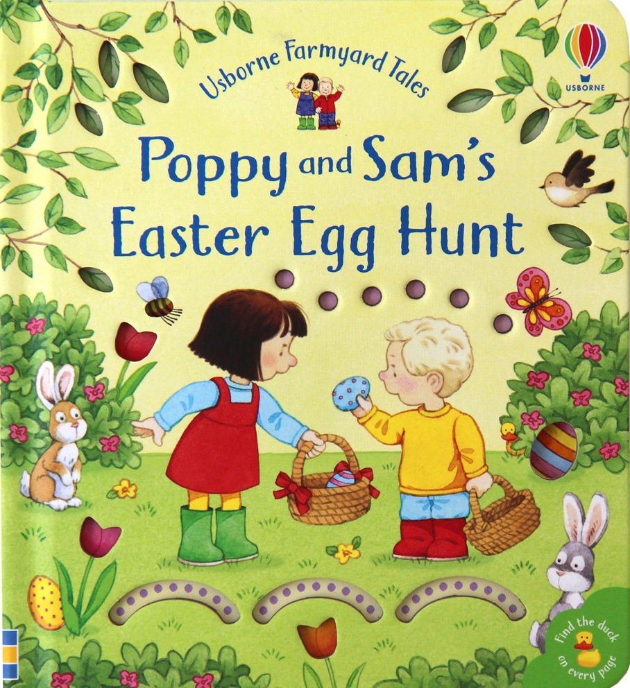指でたどろう！しかけ絵本　Poppy and Sam's Easter Egg Hunt