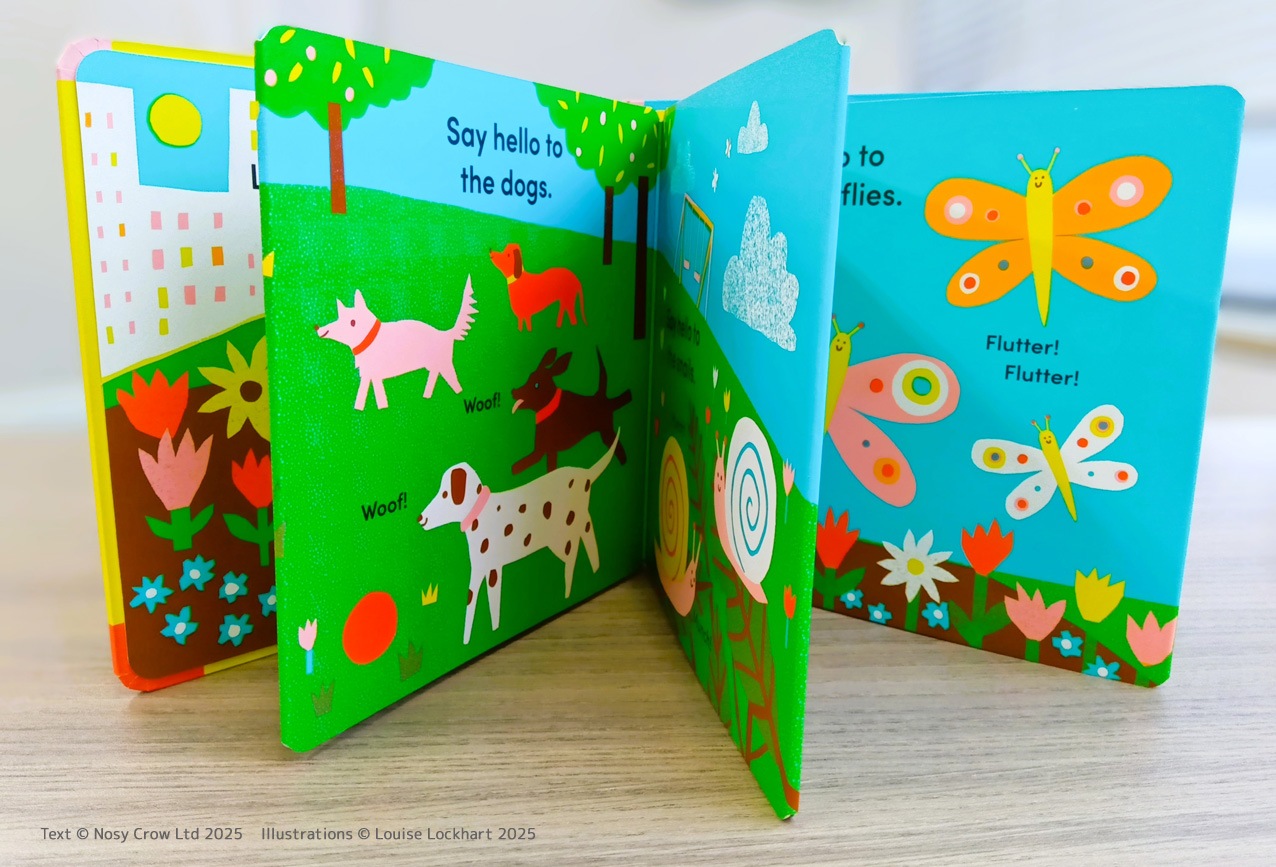 おりたたみ絵本　Tummy Time: Park