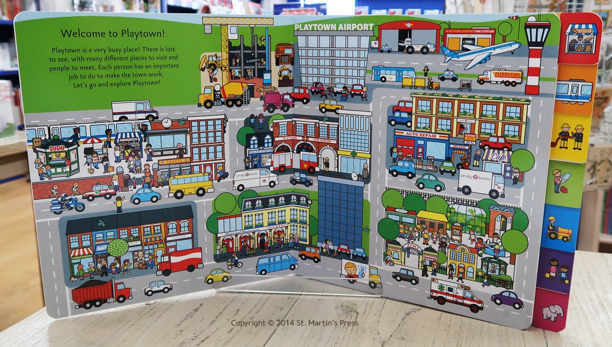めくりしかけ絵本　Playtown