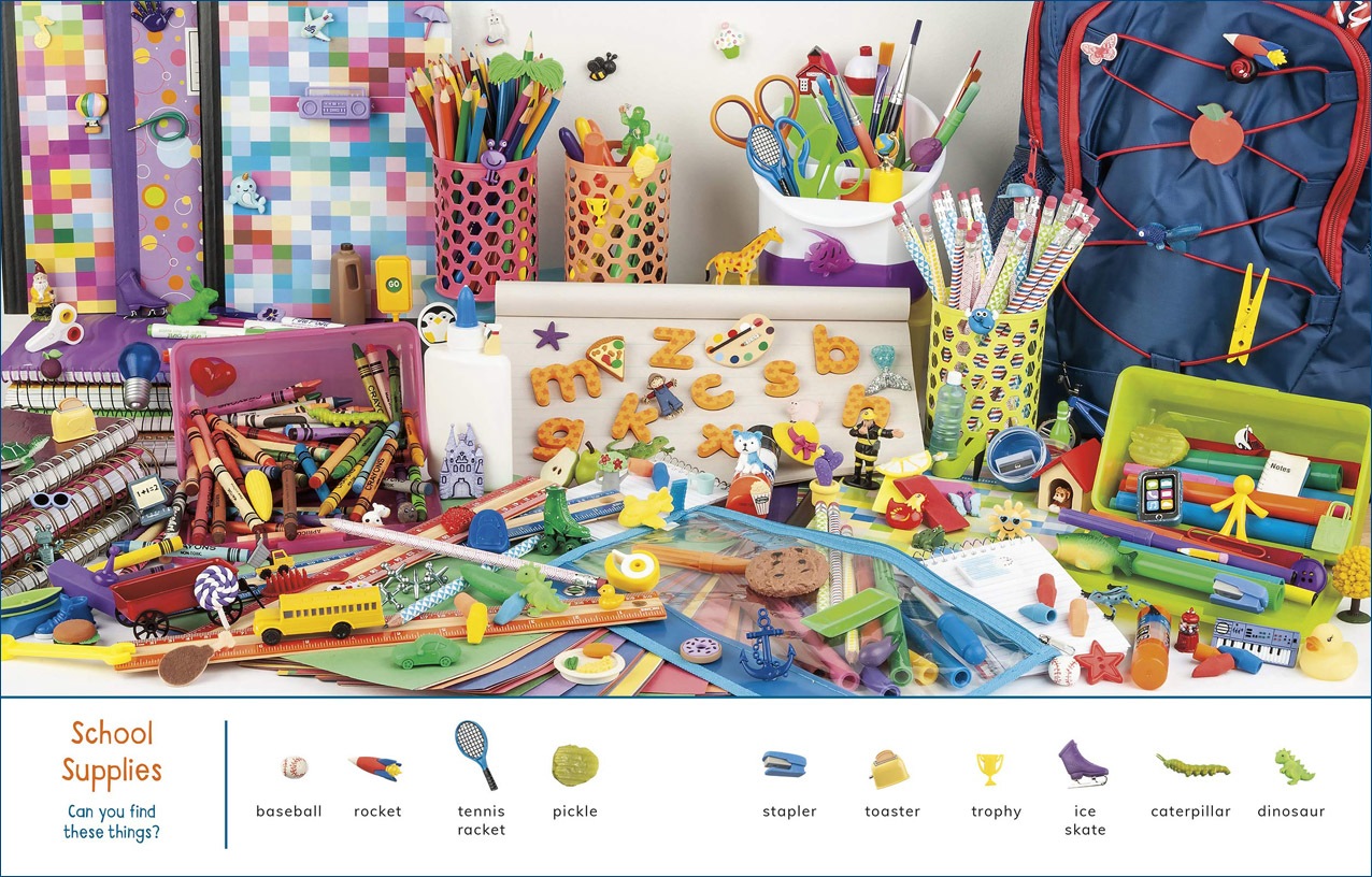 さがし絵本 Can You Find it? ～ School Days　ペーパーバック版