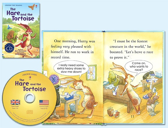 朗読ＣＤつき名作童話　The Hare and the Tortoise ～ウサギとカメ～ 【レベル４】