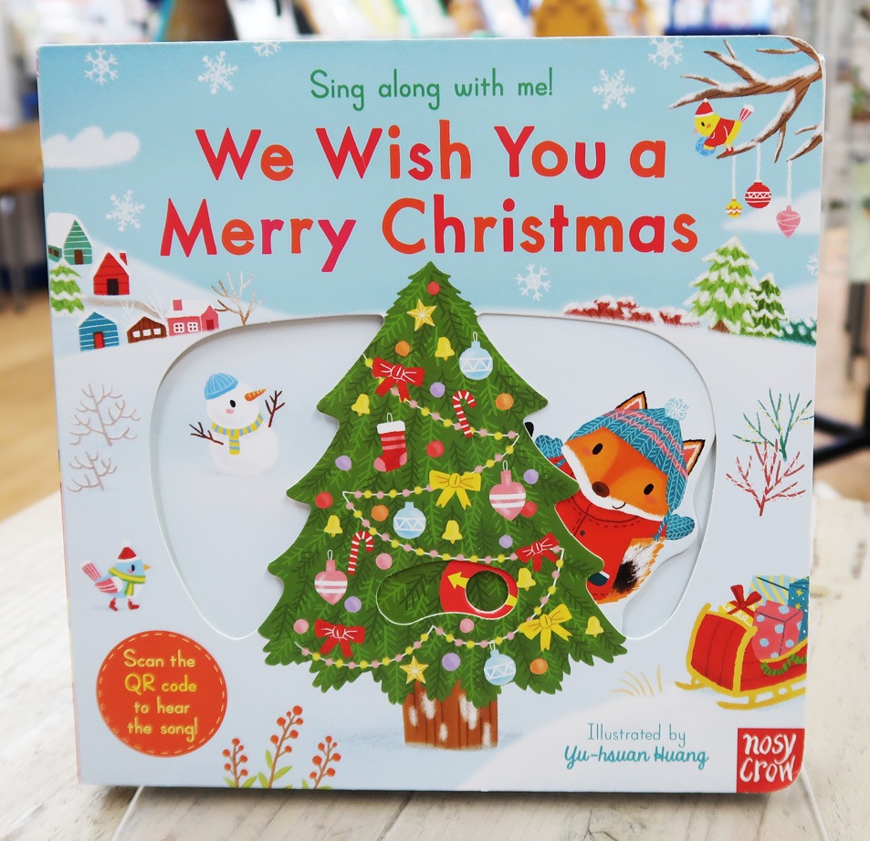 しかけ絵本 We Wish You A Merry Christmas ボードブック （QRコード音