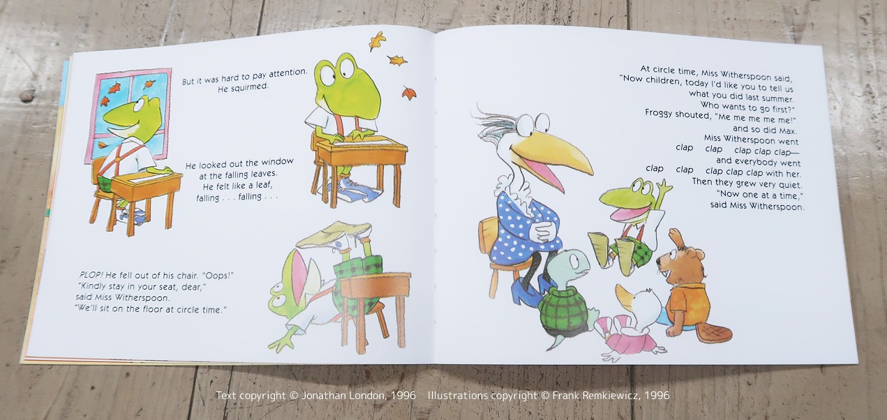 Froggy's Goes to School　ペーパーバック版