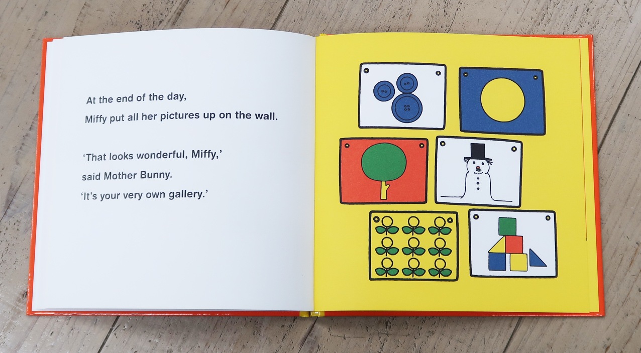 ミッフィー英語絵本　Miffy the Artist
