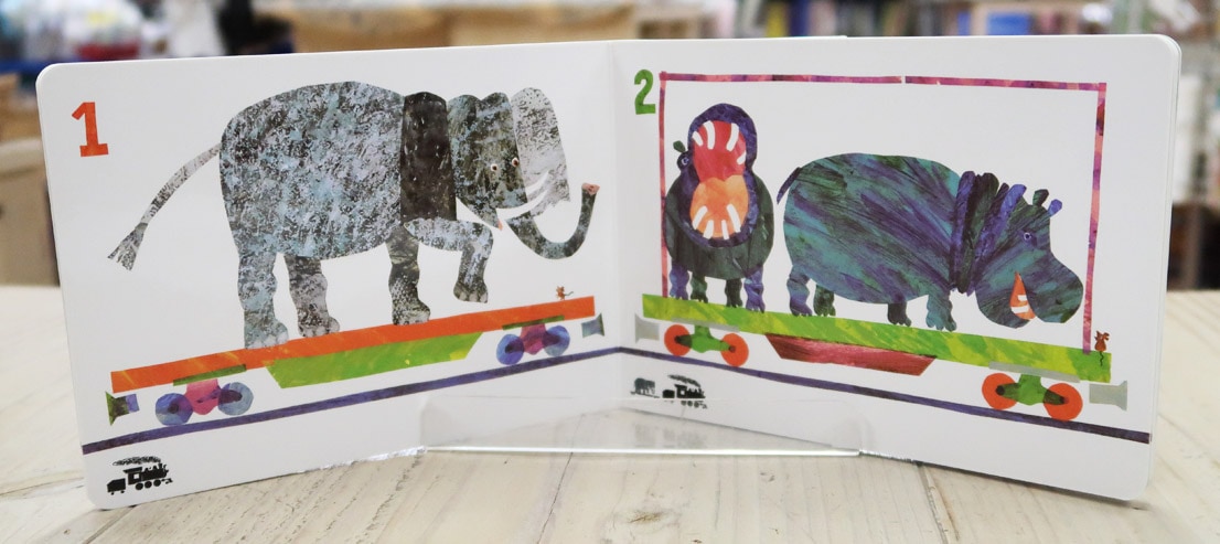 1, 2, 3 to the Zoo: A Counting Book　～1、2、3どうぶつえんへ―かずのほん～　ボードブック