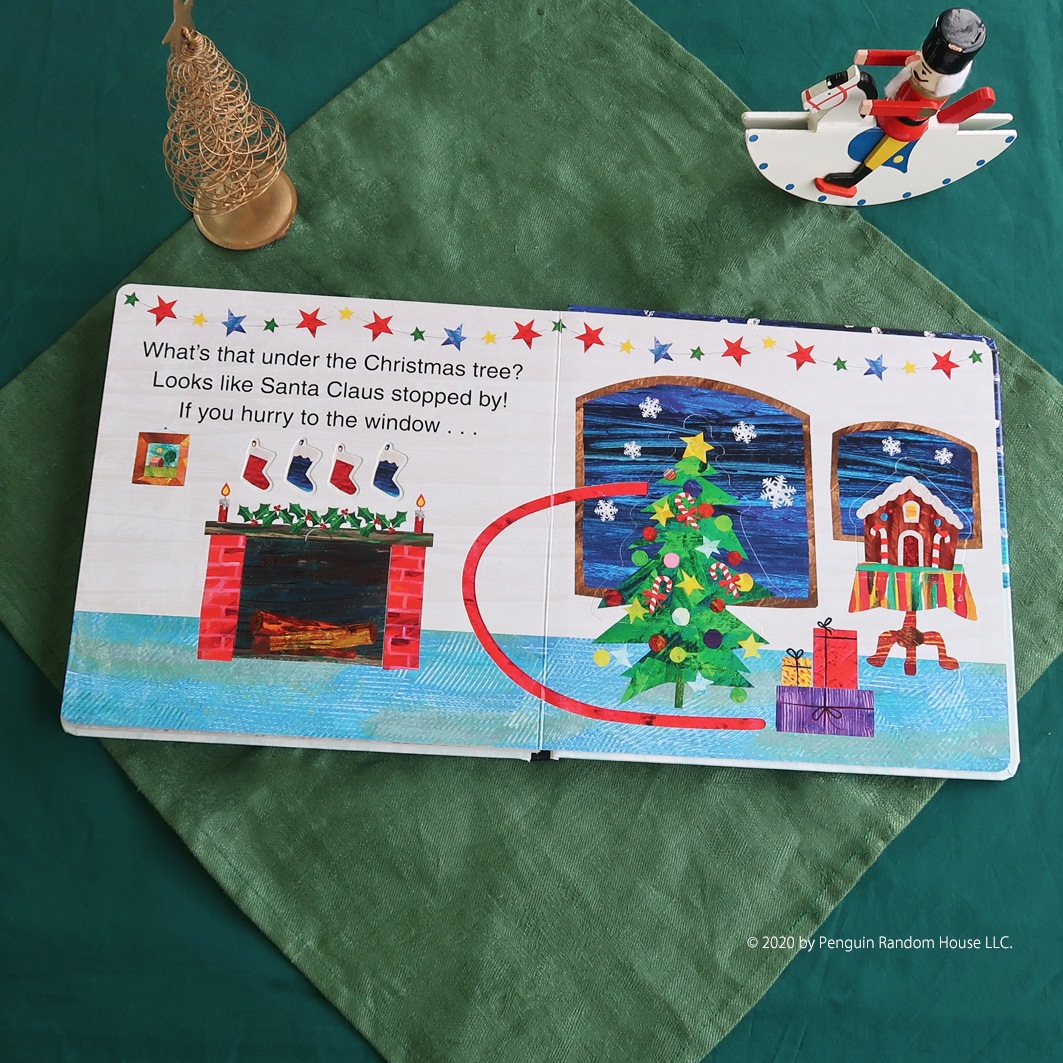 指でたどろう！しかけ絵本　はらぺこあおむし　ゆきのひのクリスマス