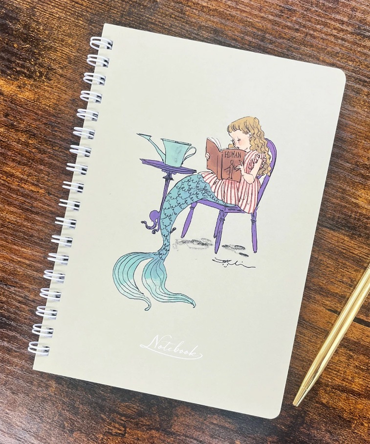 くらはしれい B6リングノート（人魚）