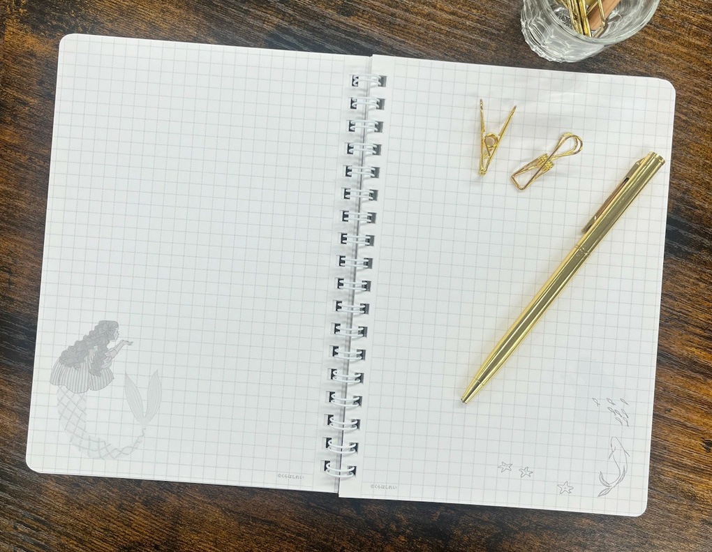 くらはしれい B6リングノート（人魚）