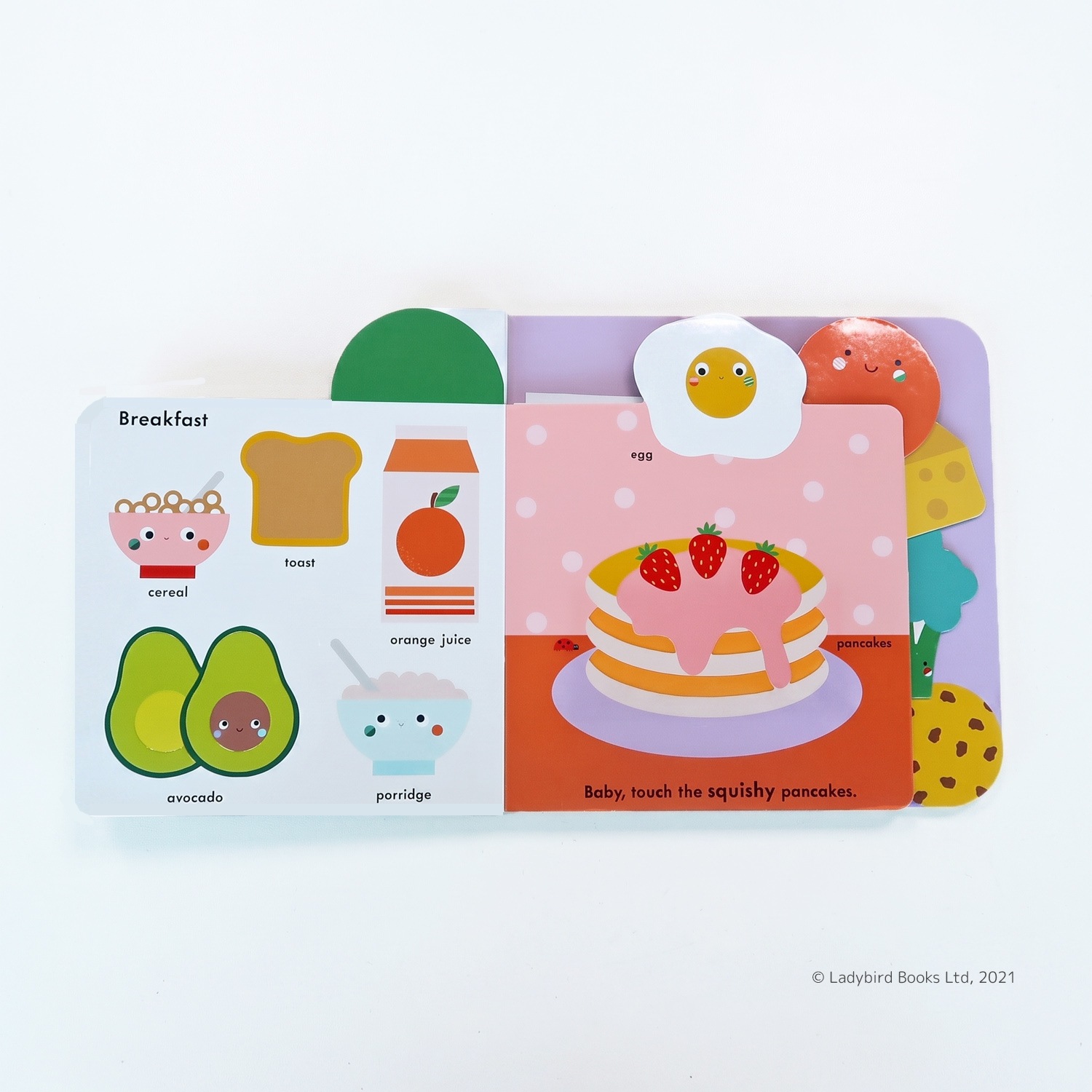 さわって楽しむ！しかけ絵本　Baby Touch Food