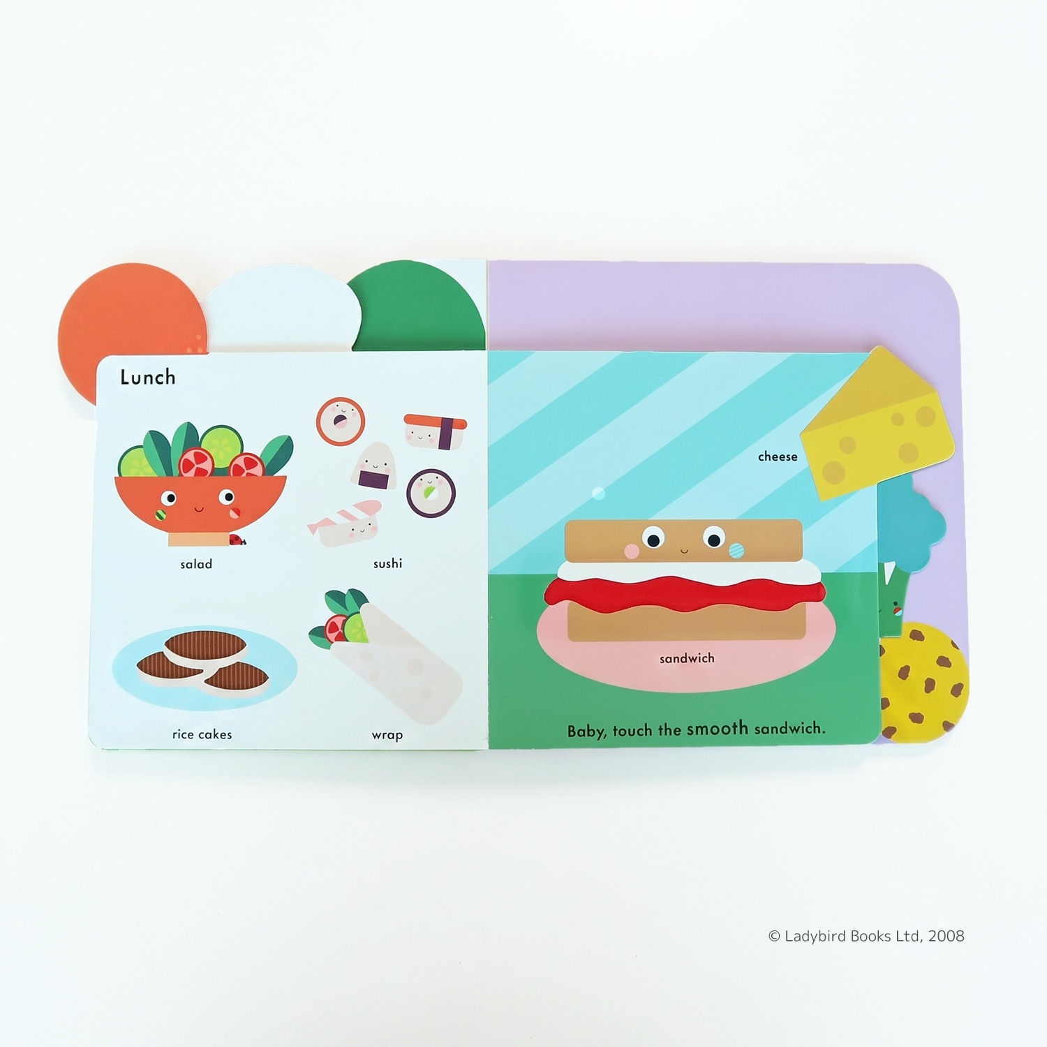 さわって楽しむ！しかけ絵本　Baby Touch Food