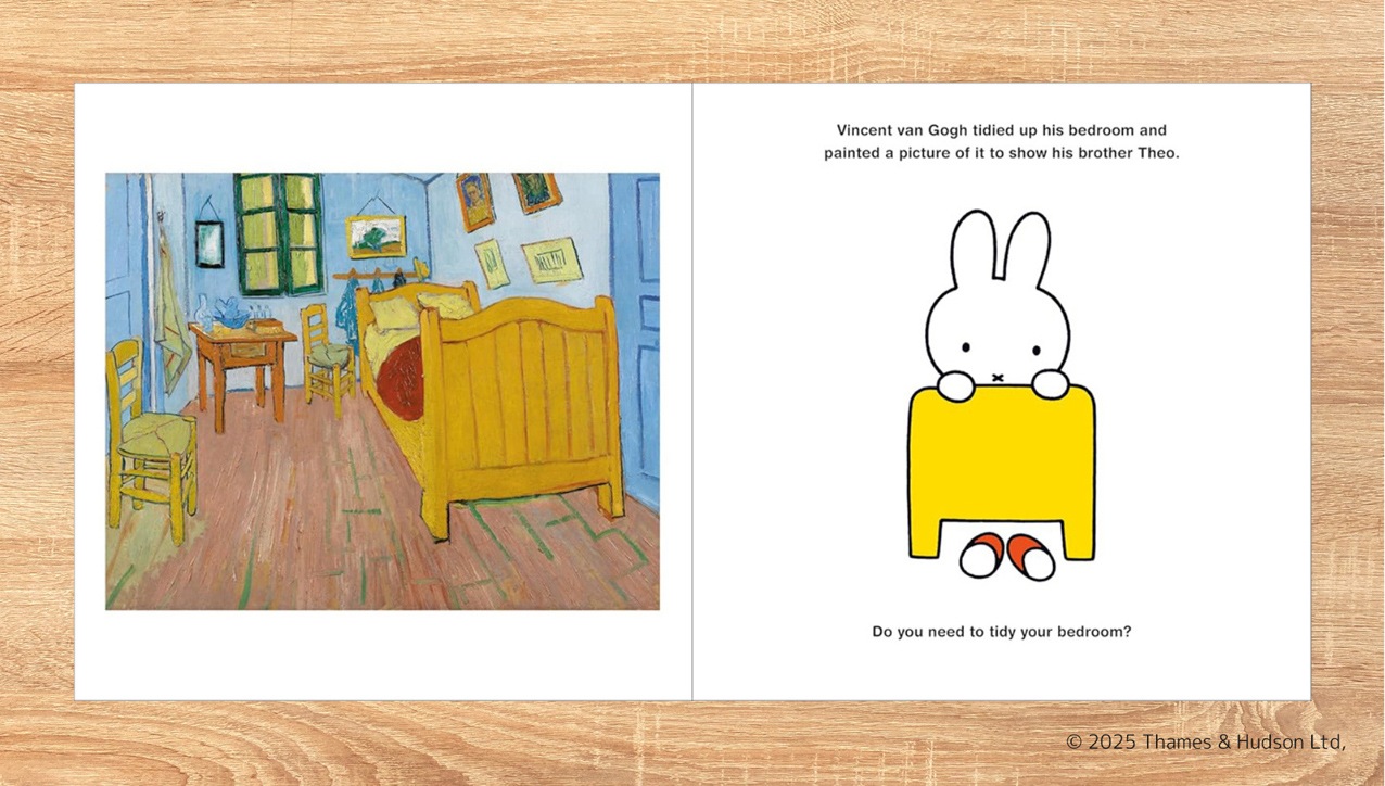 ミッフィー英語絵本　Miffy and the Artist