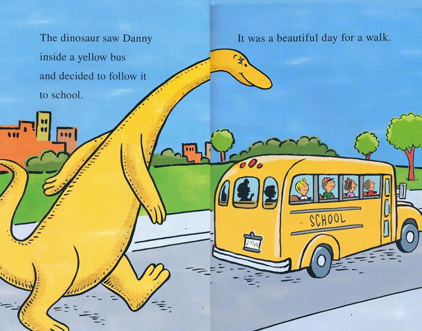 Danny and the Dinosaur School Days　ペーパーバック版　【I Can Read シリーズ：レベル１】