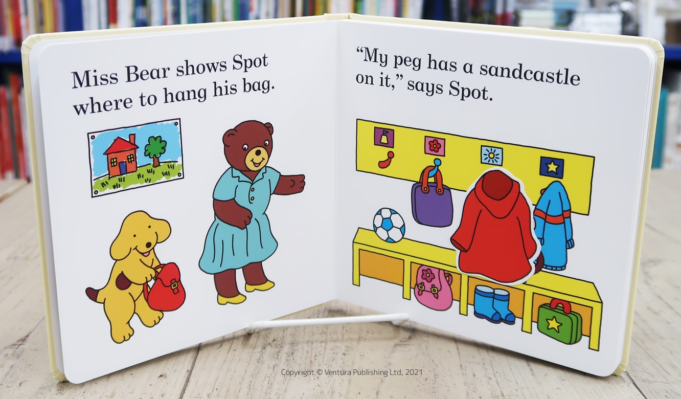 めくりしかけ絵本 Find Spot at the Nursery ボードブック