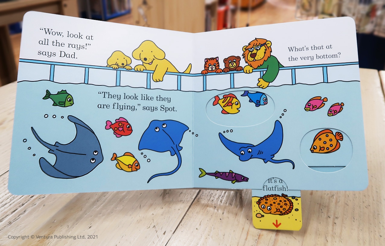 スライドしかけ絵本 Spot's Slide-and-Seek: Aquarium ボードブック