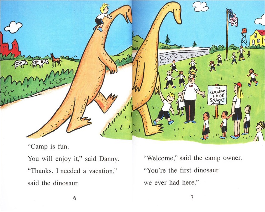 Danny and the Dinosaur Go to Camp　ペーパーバック版　【I Can Read シリーズ：レベル１】