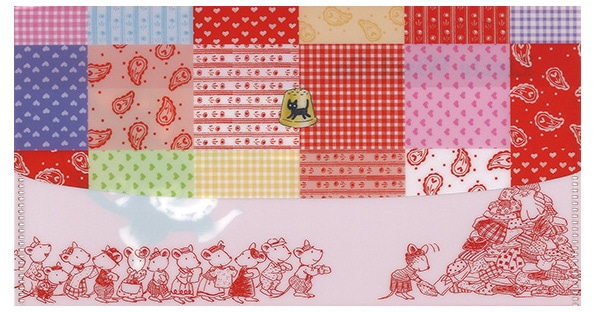 なんでも魔女商会　チケットケース（赤）