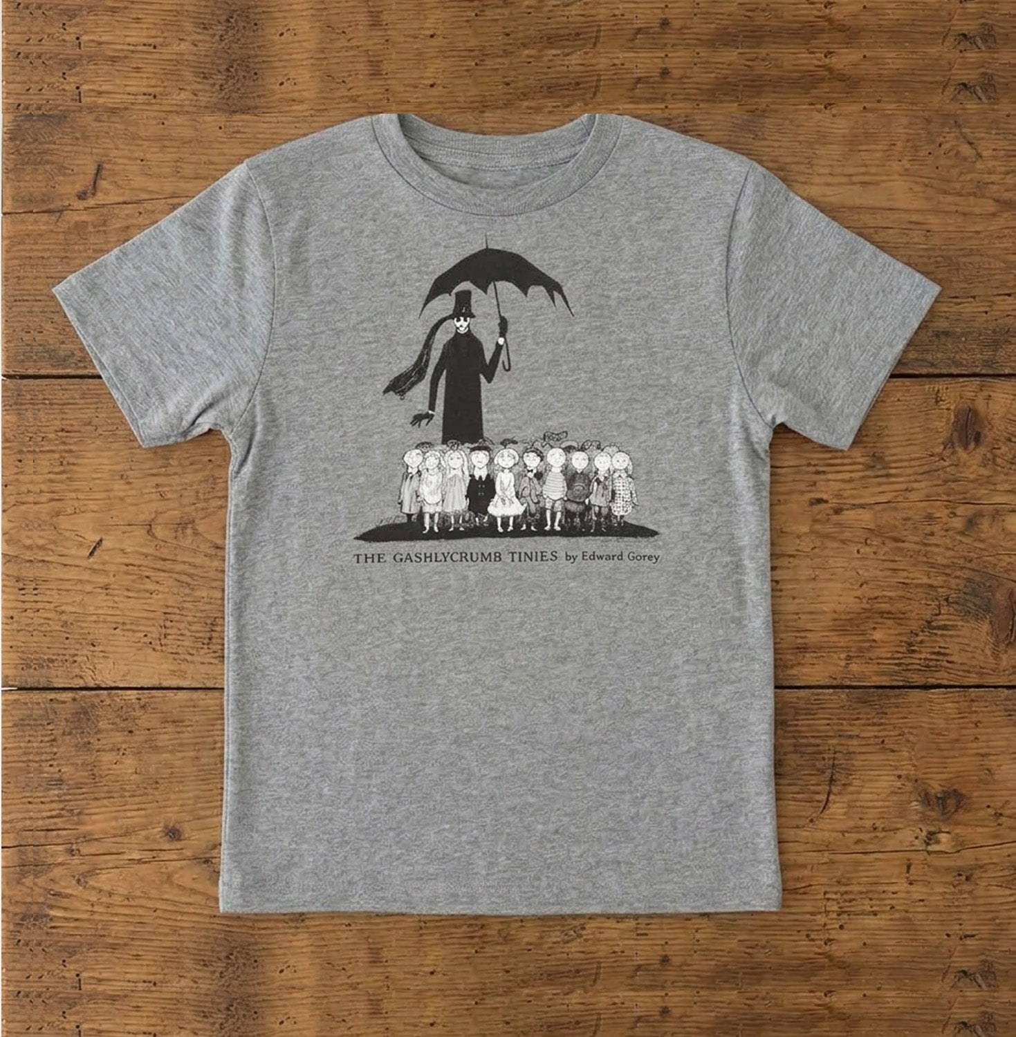 ゴーリー Tシャツ ギャシュリークラムのちびっ子たち グレー S