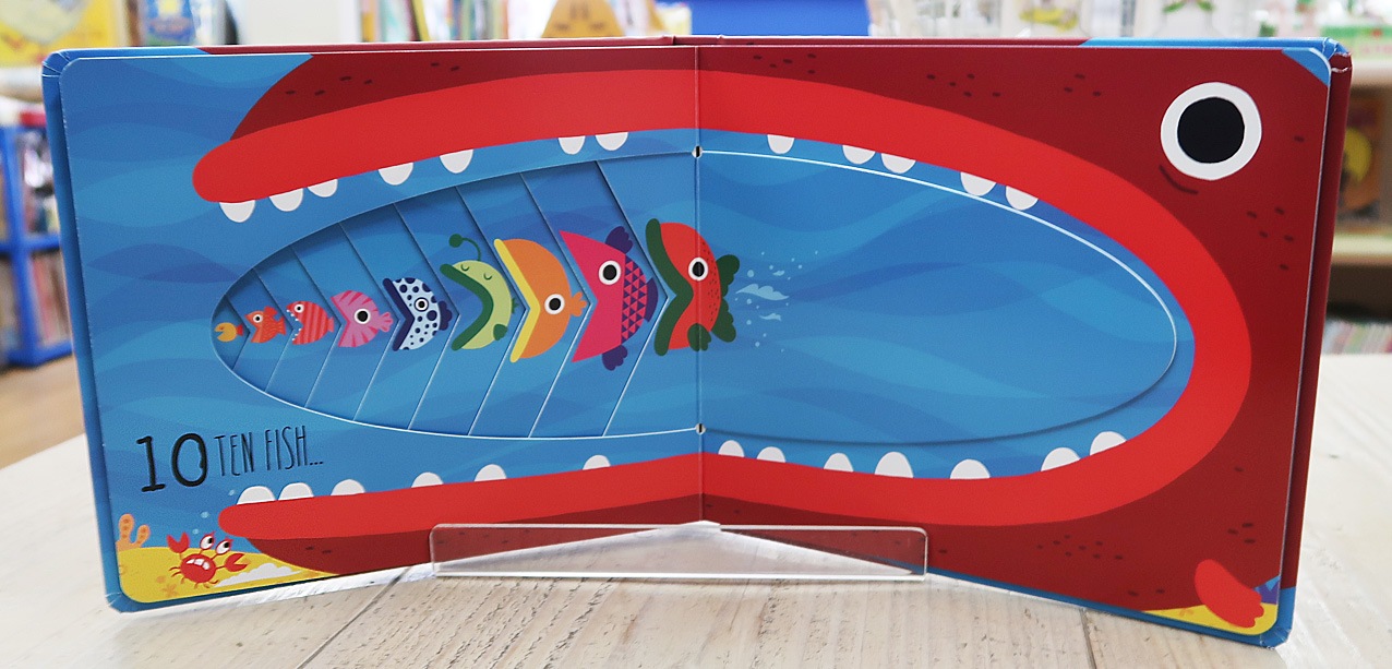 SING&SAY  One Lonely Fish A Counting Book with Bite　ボードブック＆CDセット ＜Pictory＞ 【レベル２】