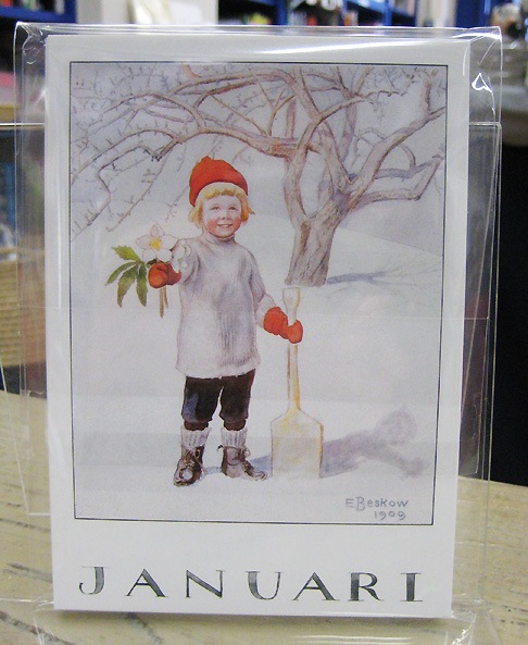 エルサ・ベスコフ　ポストカードセット　いちねんのうた　12枚セット