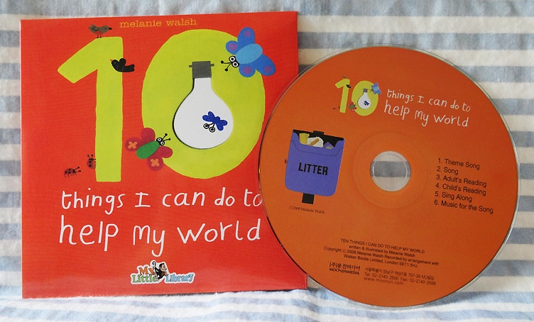 SING&SAY　10 Things I Can Do to Help My World　ＣＤつき絵本　＜Two Ponds＞　【レベル３】