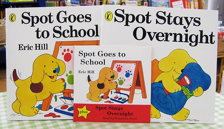 朗読CDつき名作絵本　Spot Goes to School／Spot Stays Overnight 2冊セット
