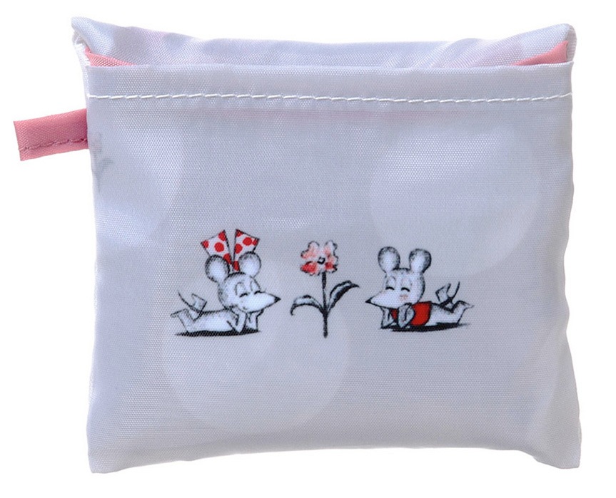 ねずみくんのチョッキ　エコバッグ　ドット