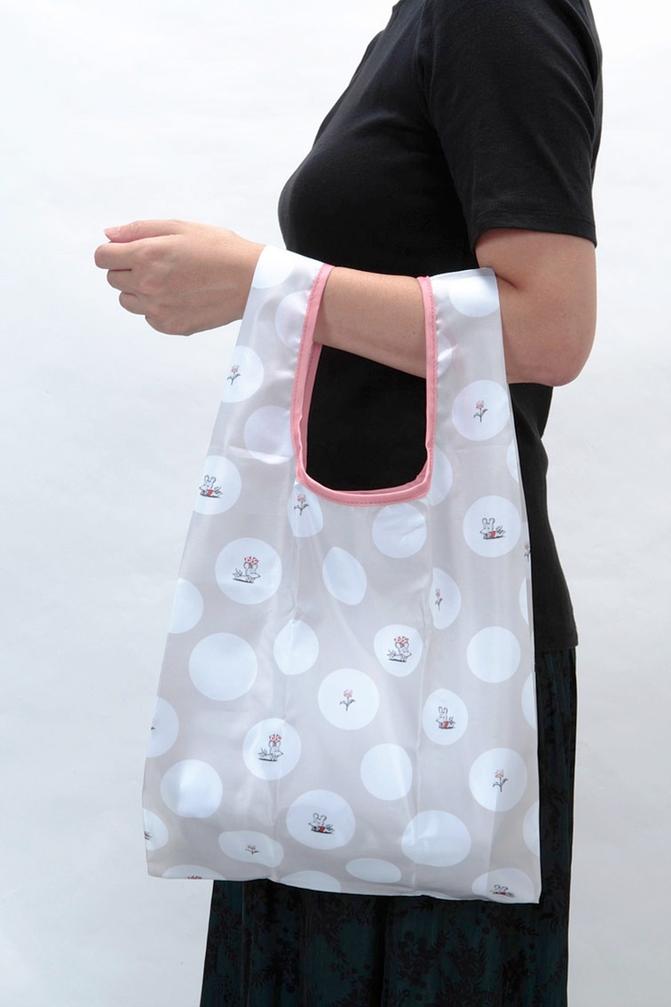 ねずみくんのチョッキ　エコバッグ　ドット