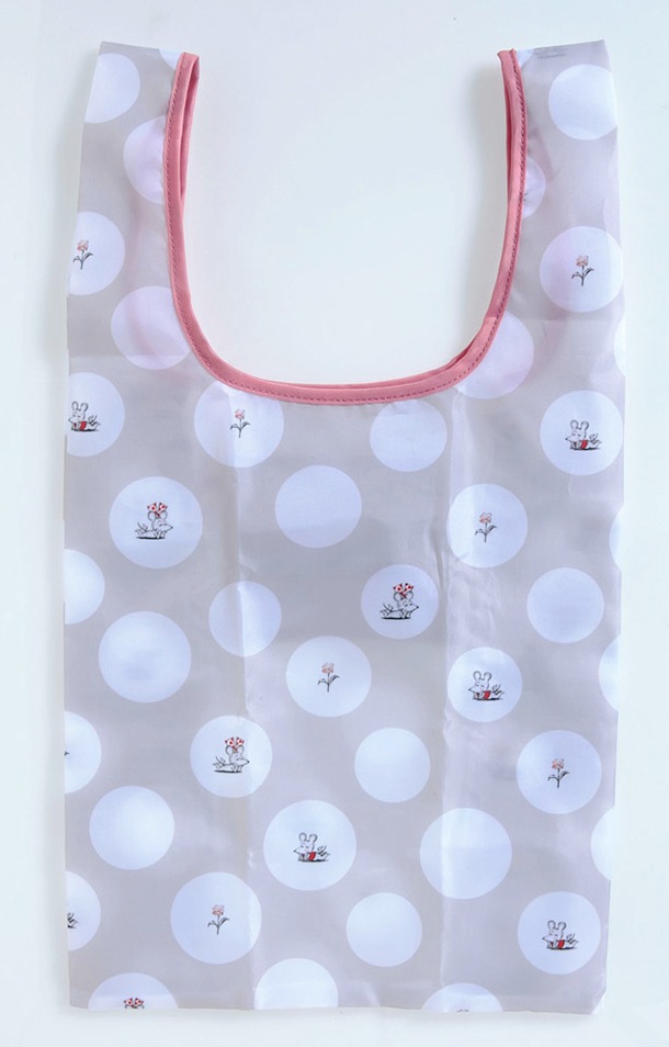 ねずみくんのチョッキ　エコバッグ　ドット