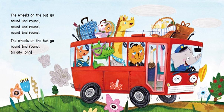 SING&SAY  Wheels on the Bus ＣＤつき絵本 ＜Two Ponds＞ 【レベル４】