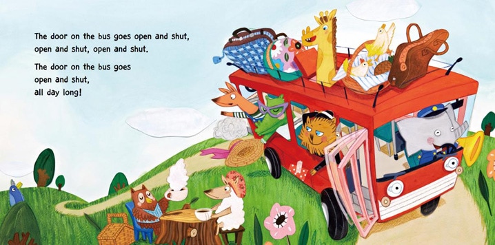 SING&SAY  Wheels on the Bus ＣＤつき絵本 ＜Two Ponds＞ 【レベル４】