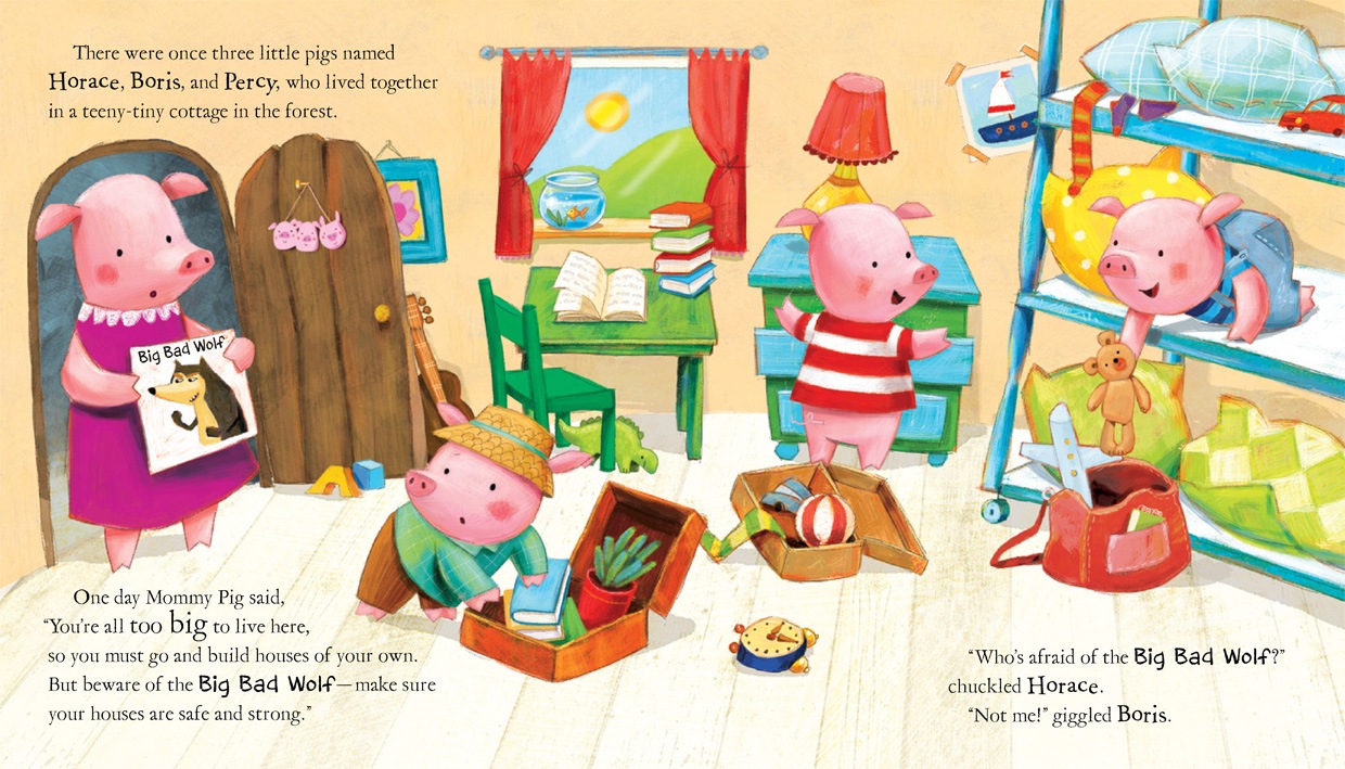 読み聞かせ・多読にぴったり！名作童話シリーズ　The Three Little Pigs
