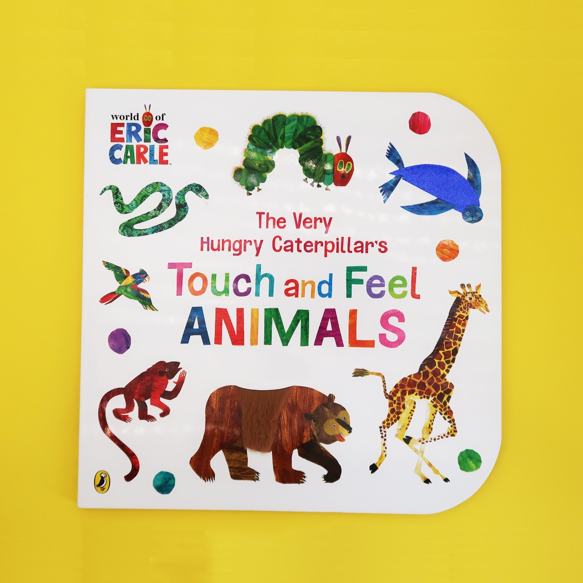 さわって楽しむ！しかけ絵本　はらぺこあおむし　Touch and Feel Animals