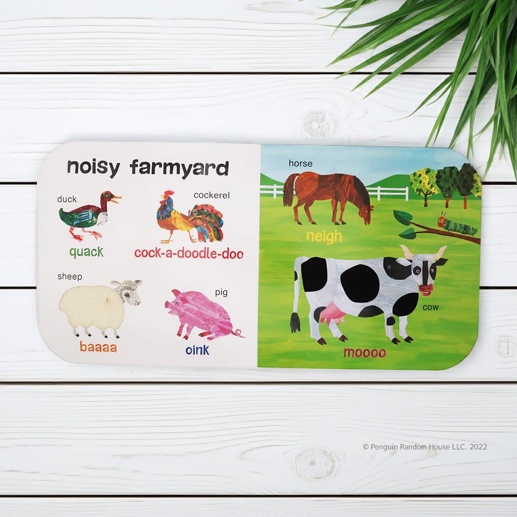 さわって楽しむ！しかけ絵本　はらぺこあおむし　Touch and Feel Animals