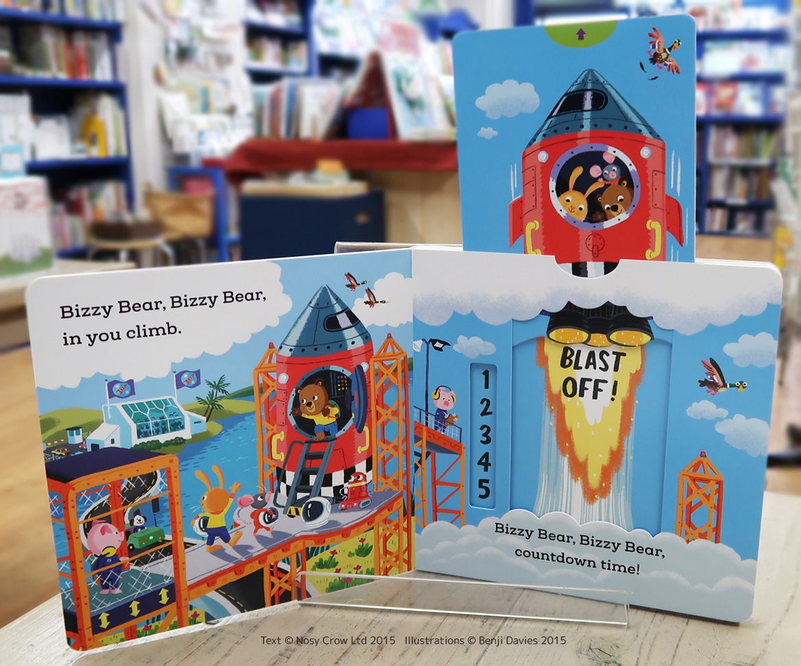 しかけ絵本 Bizzy Bear Space Rocket ボードブック | カテゴリーで