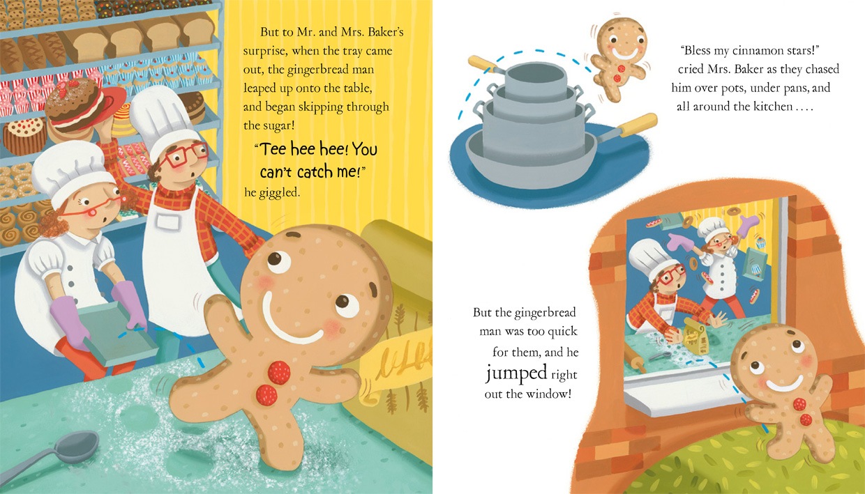 読み聞かせ・多読にぴったり！名作童話シリーズ　The Gingerbread Man