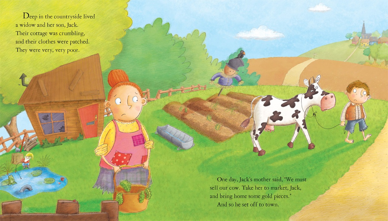 読み聞かせ・多読にぴったり！名作童話シリーズ　Jack and the Beanstalk