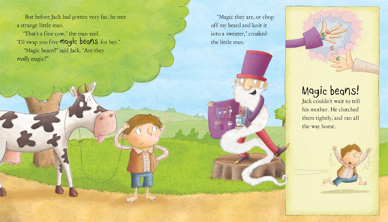 読み聞かせ・多読にぴったり！名作童話シリーズ　Jack and the Beanstalk