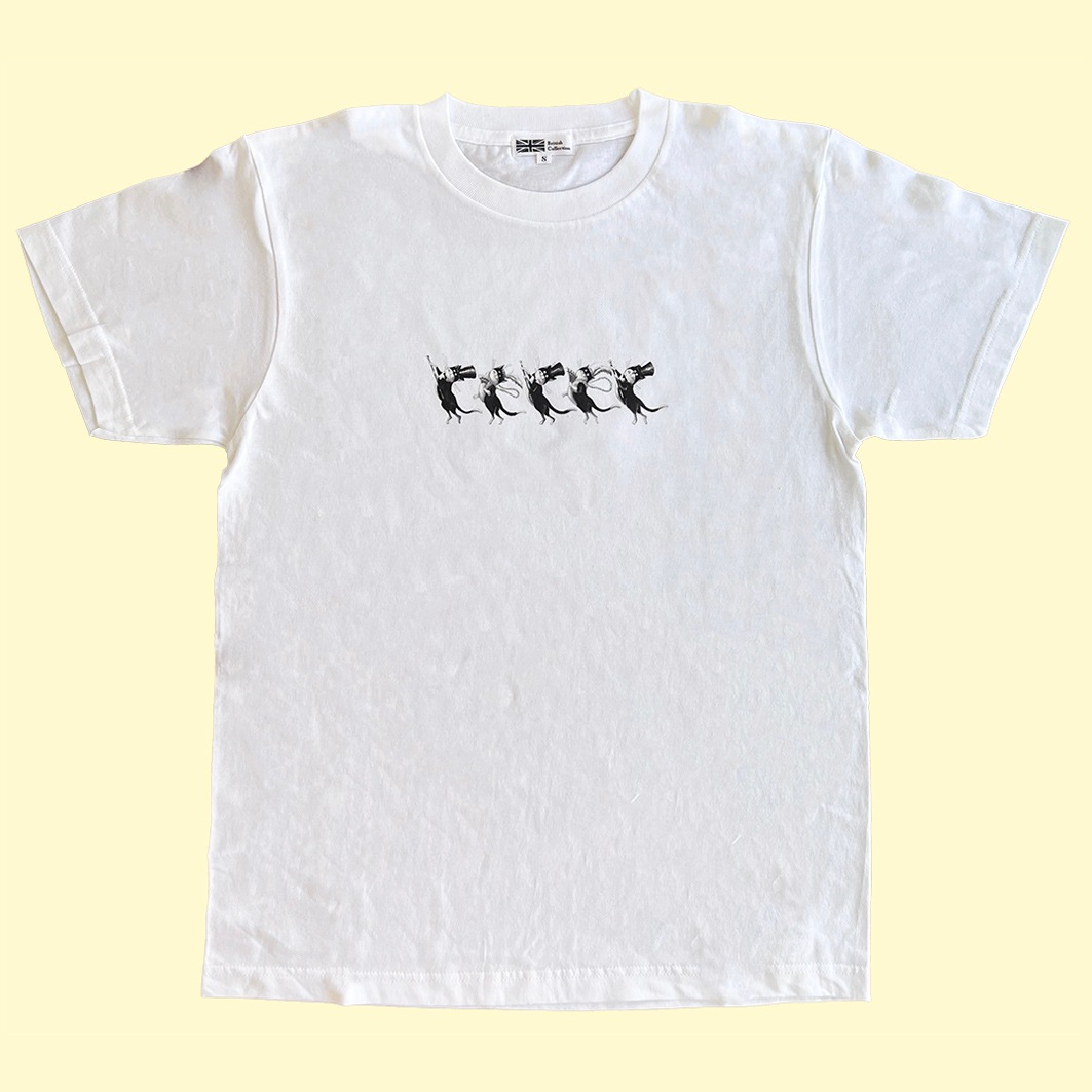 エロール・ル・カイン　Tシャツ　M　Growltiger’s Last Stand and Other Poems ～キャッツ: ボス猫・グロウルタイガー絶体絶命～（月夜の猫）